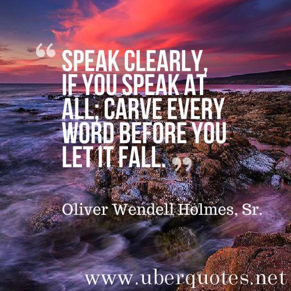 Communication quotes by Oliver Wendell Holmes, Sr., UberQuotes