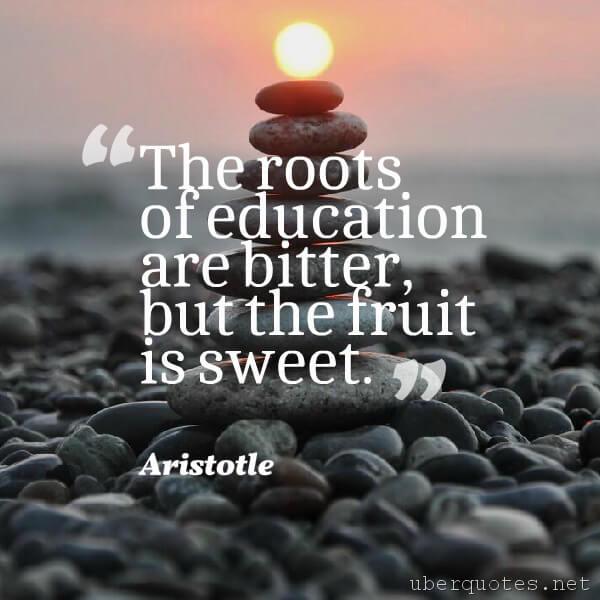 Education quotes by Aristotle, UberQuotes