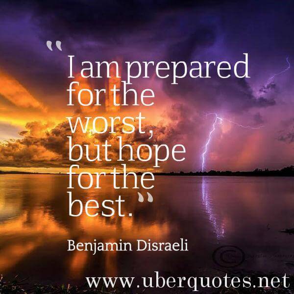 Hope quotes by Benjamin Disraeli, Best quotes by Benjamin Disraeli, UberQuotes