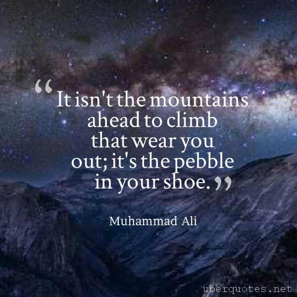 Love quotes by Muhammad Ali, Life quotes by Muhammad Ali, Nature quotes by Muhammad Ali, Time quotes by Muhammad Ali, UberQuotes