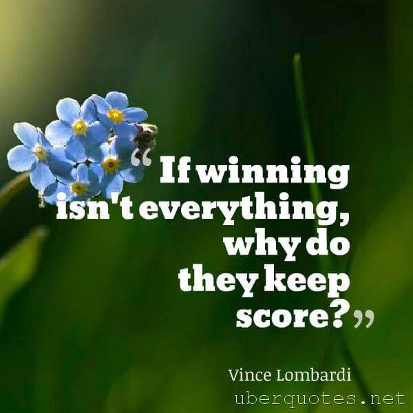 Sports quotes by Vince Lombardi, UberQuotes
