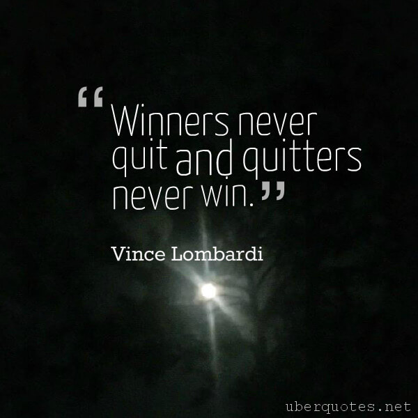 Sports quotes by Vince Lombardi, UberQuotes